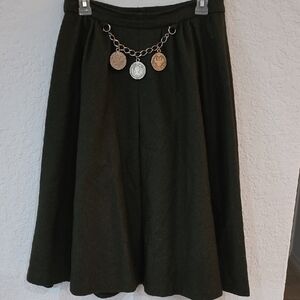 Vintage Women's German Wool Dirndl Skirt Size 8/M